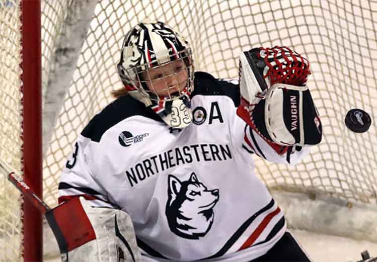 Northeastern Goalie AERIN FRANKEL