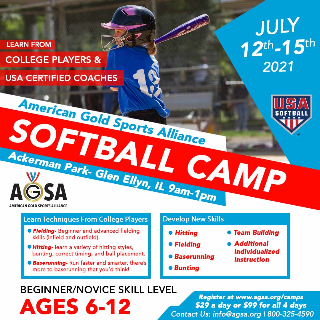 AGSA Softball Camp American Gold Sports Alliance