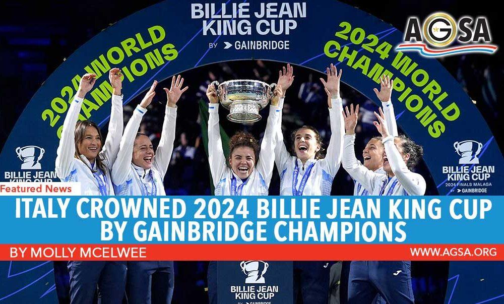 Italy crowned 2024 Billie Jean King Cup by Gainbridge champions