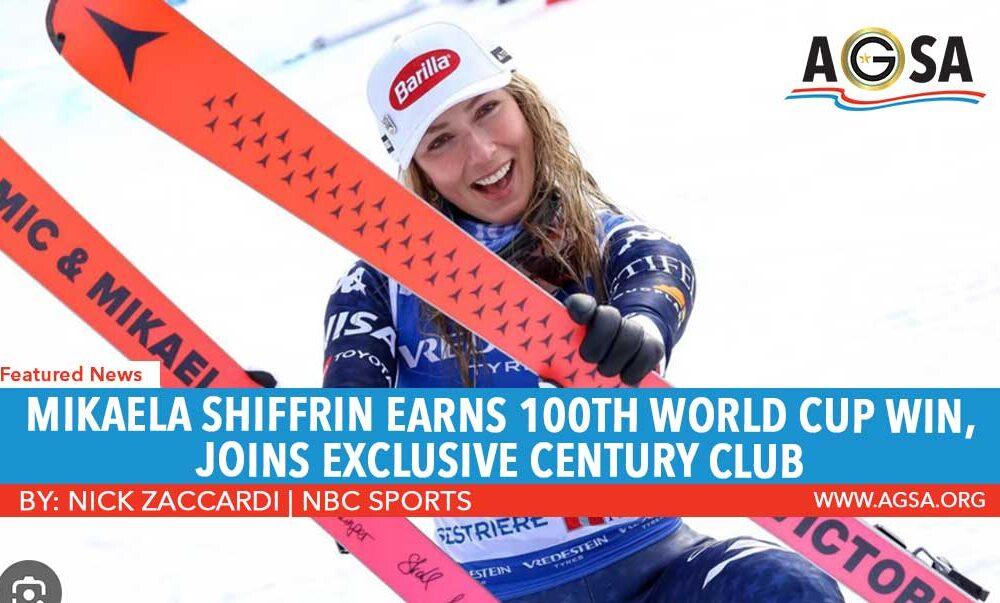 Mikaela Shiffrin earns 100th World Cup win, joins exclusive century club